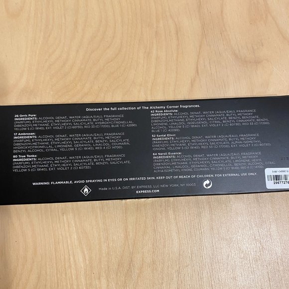 The Alchemy Corner Fragrances Full Collection from Express - 6 samples - Picture 3 of 3